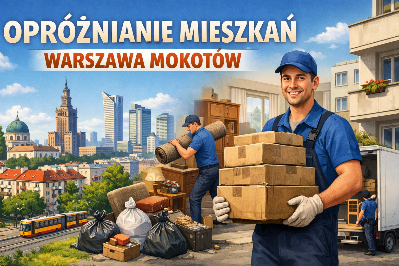 Opróżnianie mieszkań Warszawa Mokotów